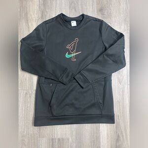Nike Black Sweatshirt with Graphic Design